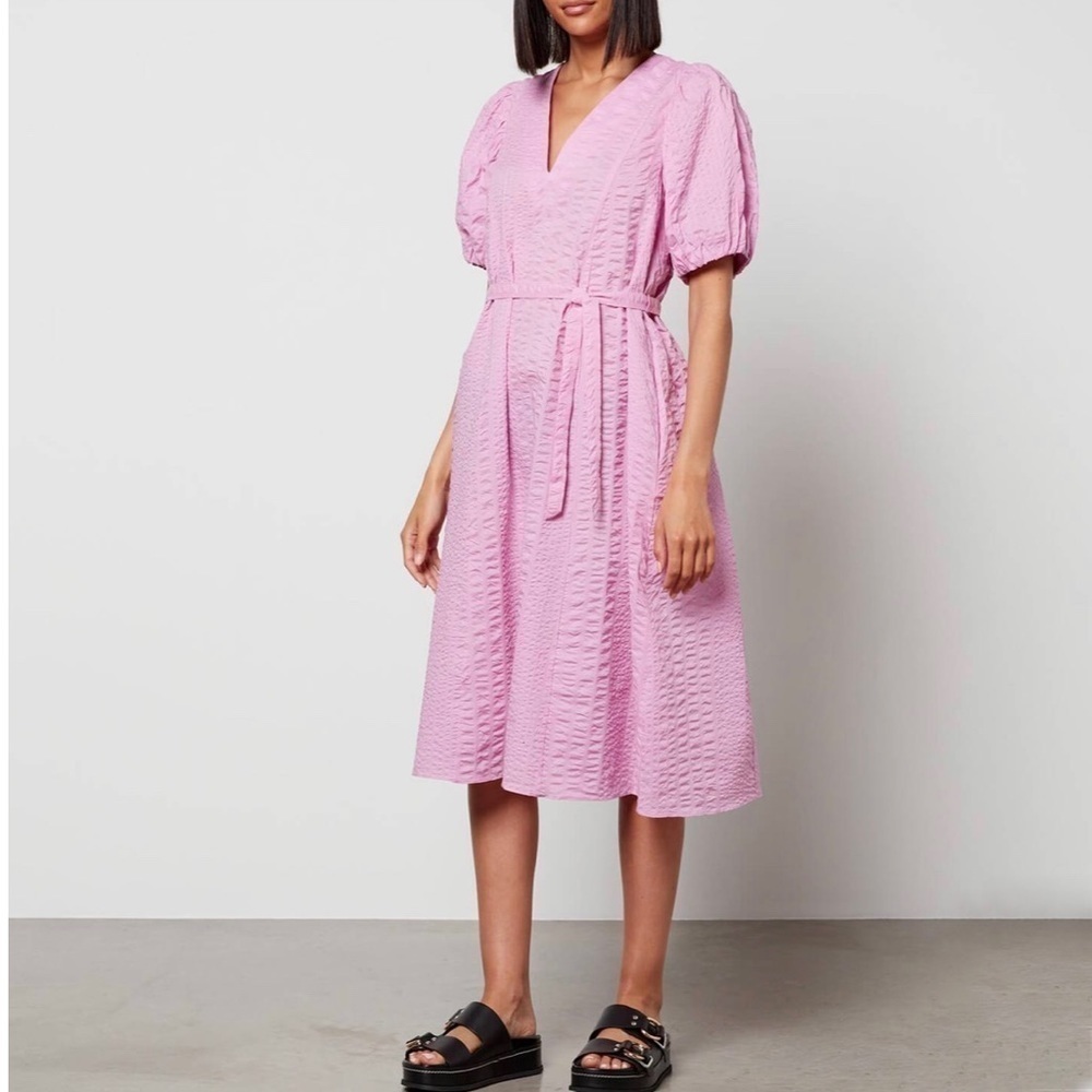 Baum Und Pferdgarten Azalia Midi Dress Orchid Size 40 NWT - Picture 2 of 12